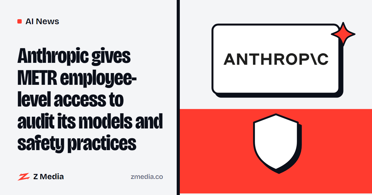 Anthropic logo beside a flat illustration of a shield