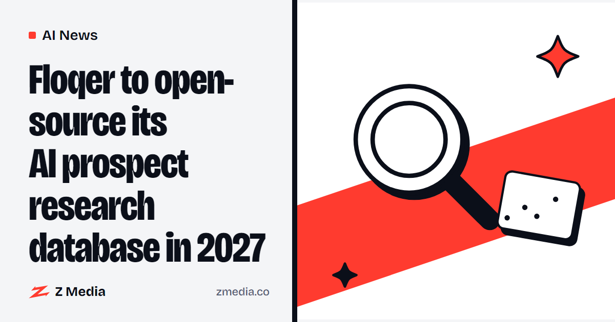 Flat illustration of a magnifier and a trend