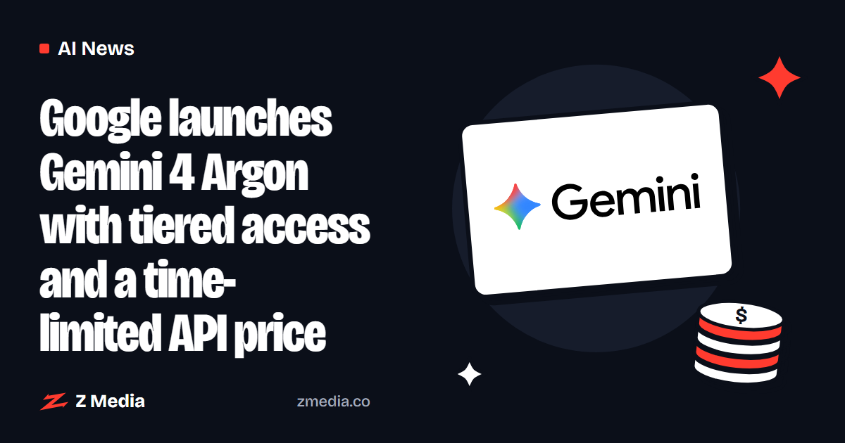 Gemini logo beside a flat illustration of a coins