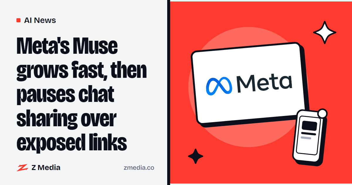 Meta logo beside a flat illustration of a phone