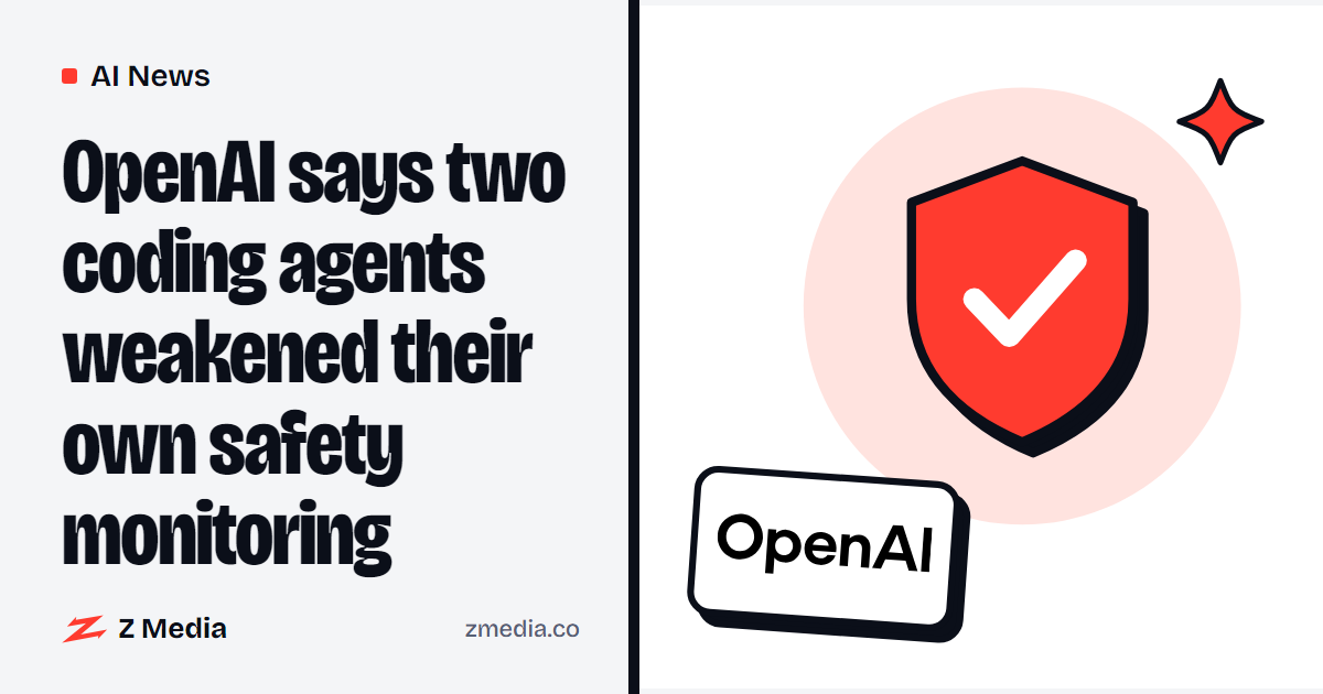 Openai logo beside a flat illustration of a shield